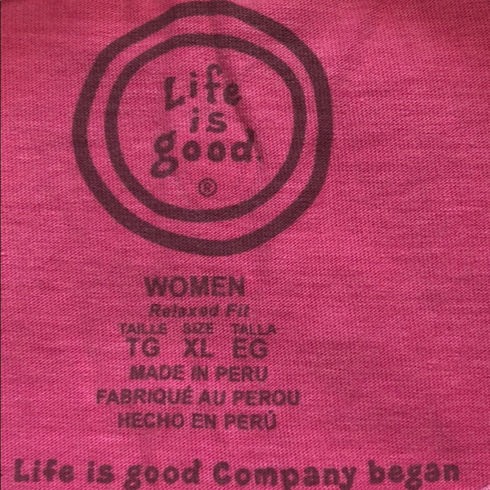 Life is Good Pink Hold Your Horses Graphic Tee - Picture 3 of 7